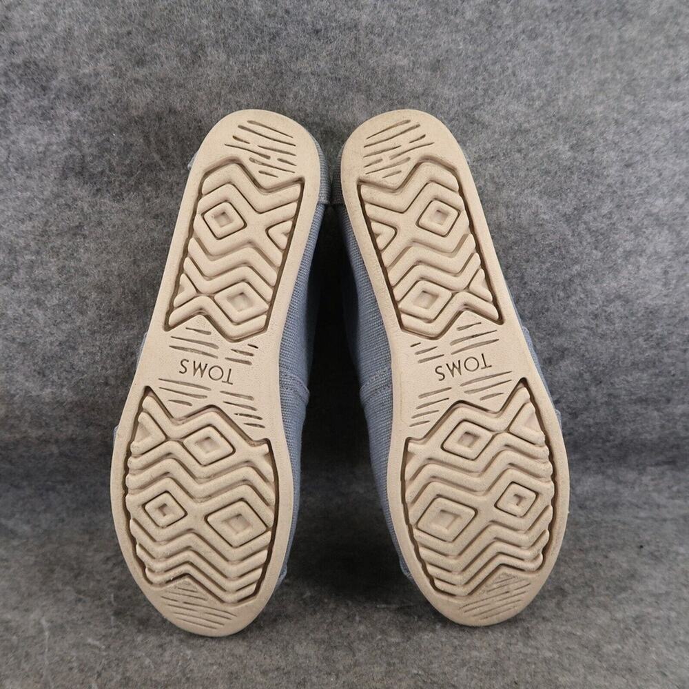 Toms Shoes Women 9.5 Flat Loafer Slip On Earthwise Comfort Casual Blue Lifestyle - Picture 11 of 15